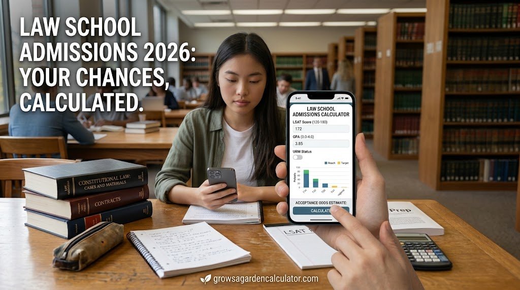 Law School Admissions Calculator 2026: Calculate Your Law School Acceptance Odds