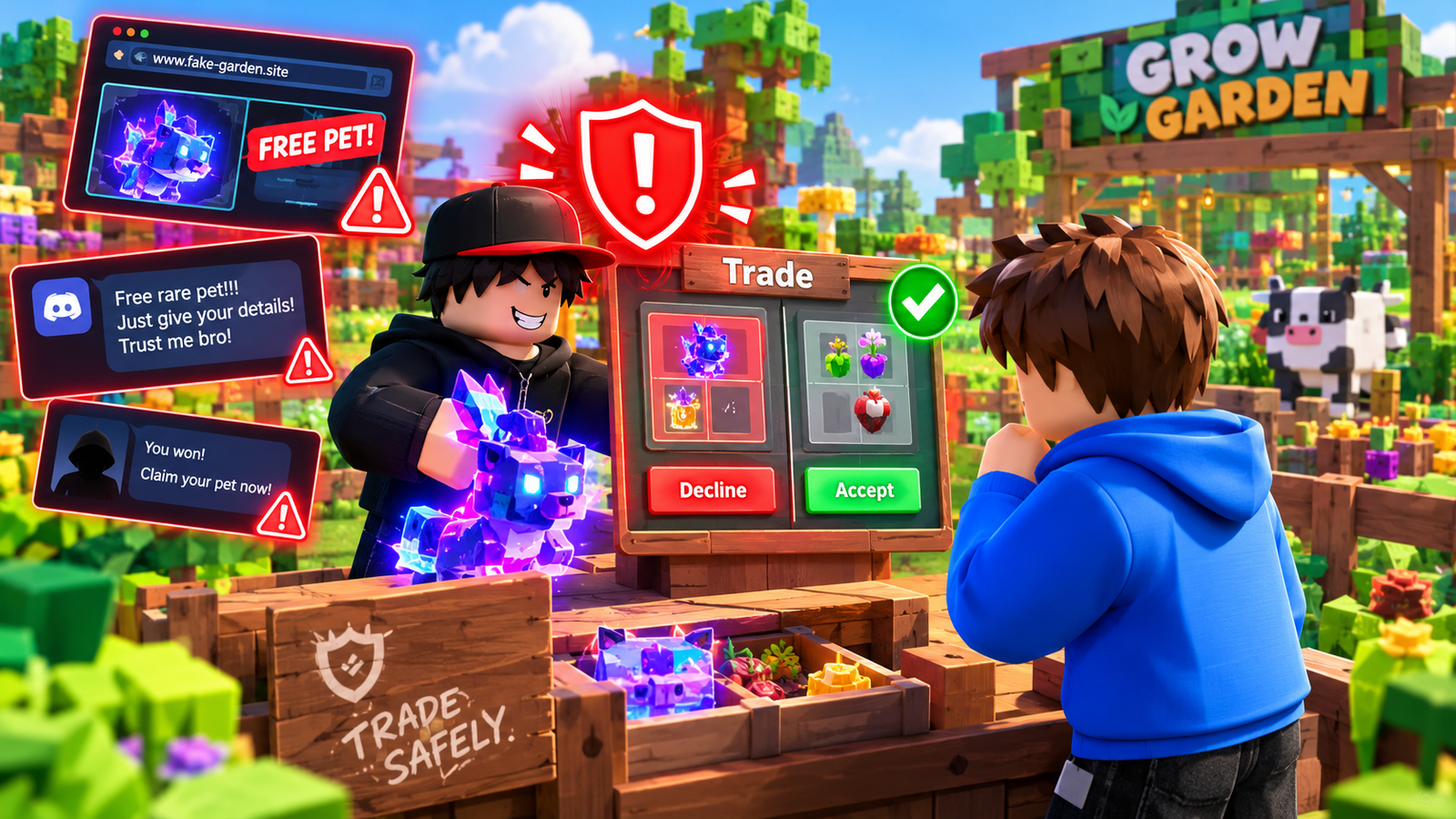 Grow a Garden Scam Prevention Guide: Avoid Trade Scams (2026)