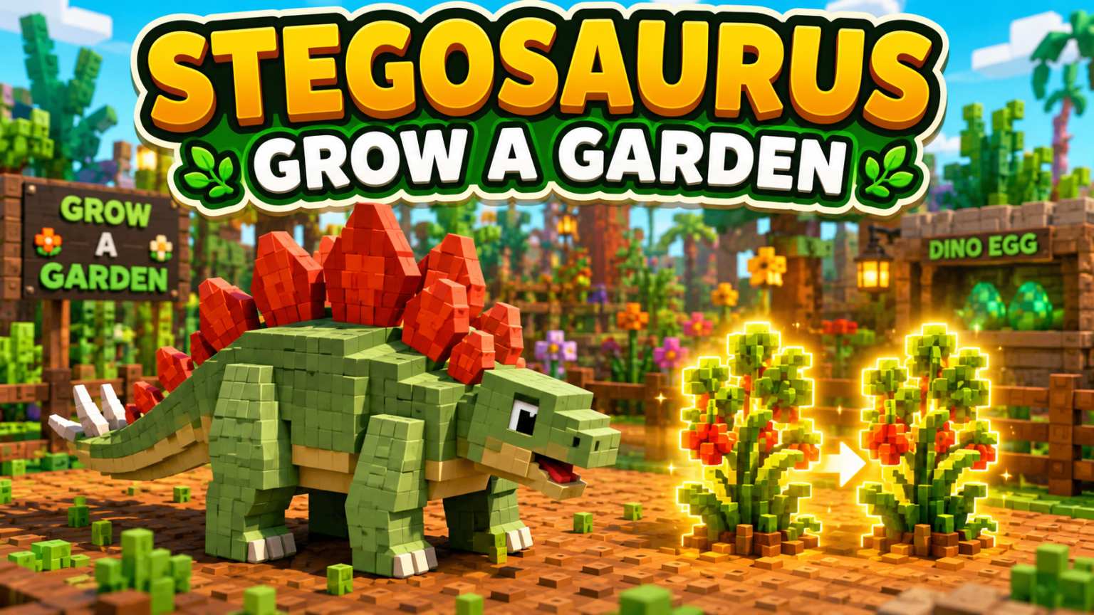 Stegosaurus Grow a Garden